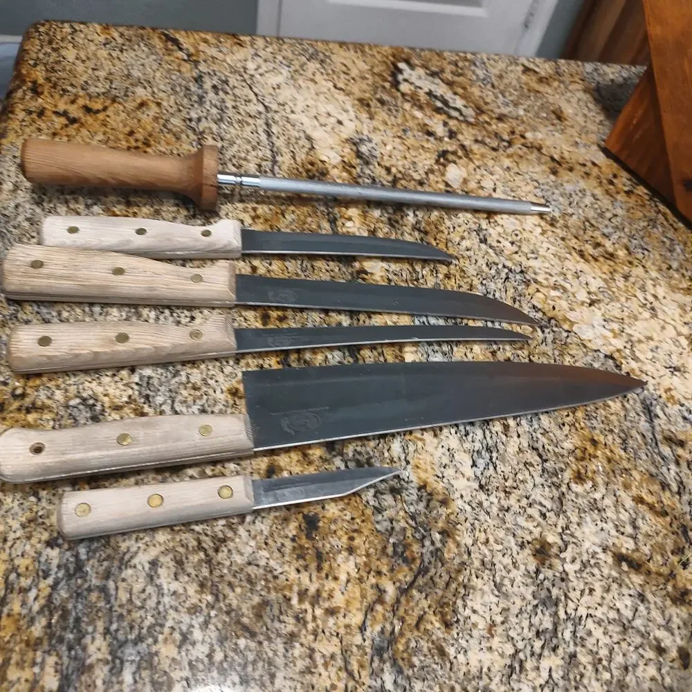 Carvel Haul 6-Piece Knife Set with Block Hi-Carbon Stainless Steel